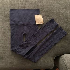 M Rena Navy Leggings